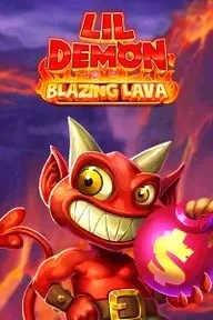 Lil Demon Blazing Lava slot game with cartoon devil character